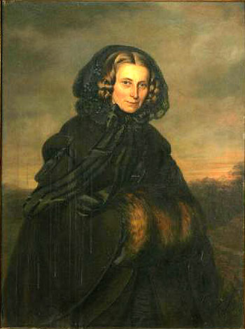 Portrait of Bertha Wehnert-Beckmann (1815-1901), German photographer